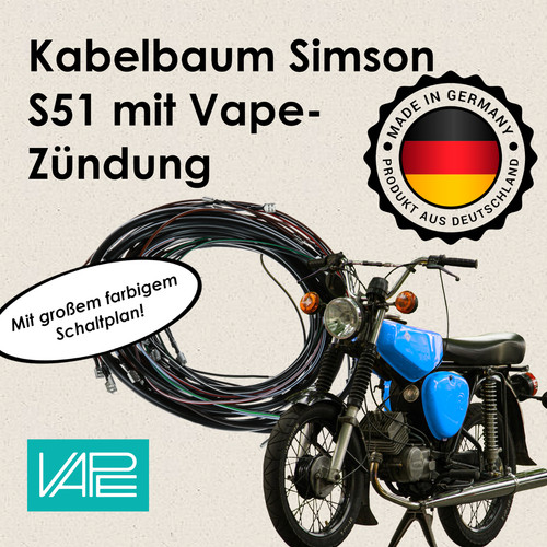 Kabelbaum für simson s51 - kabelbaum,